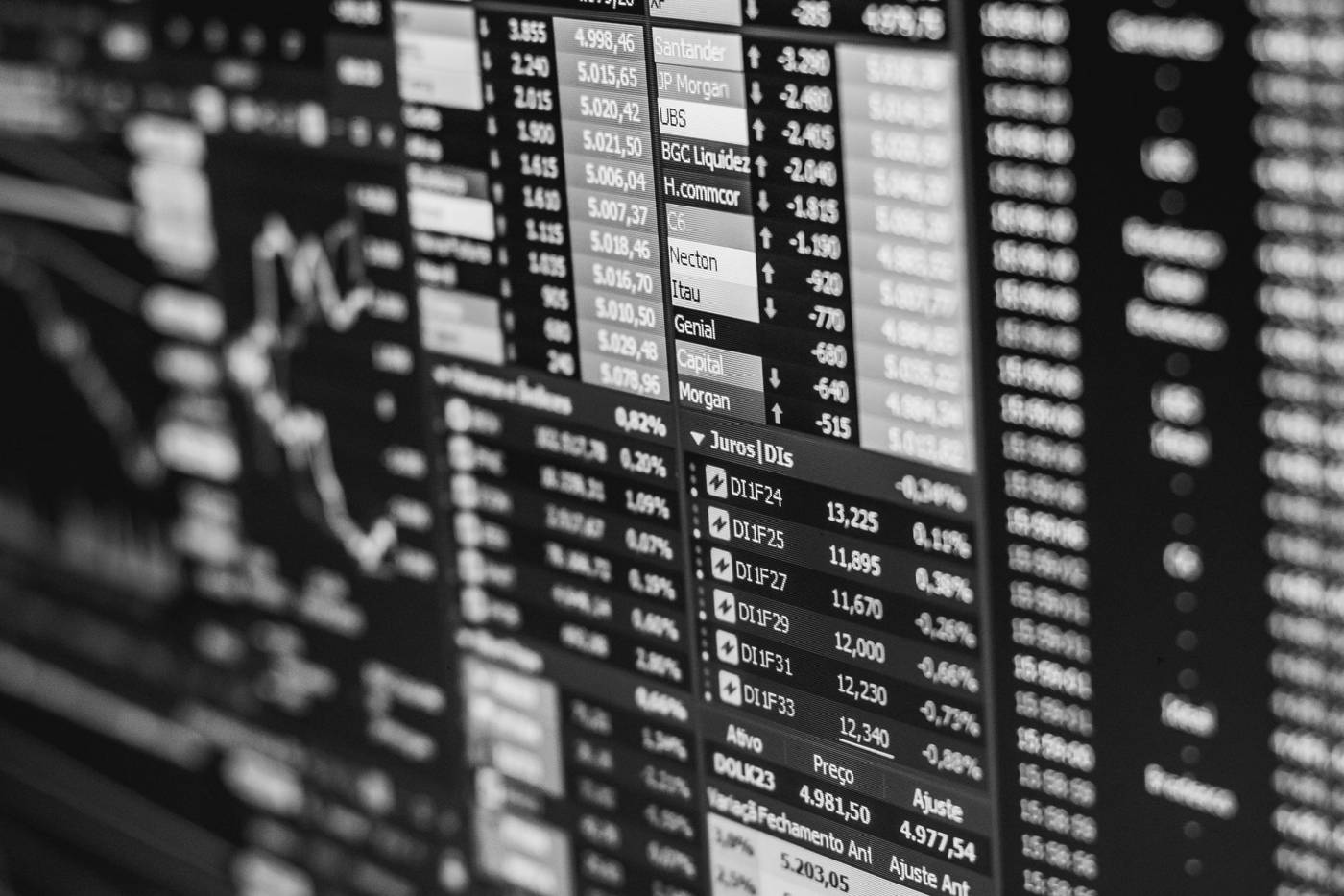 Bank trading floor capital markets