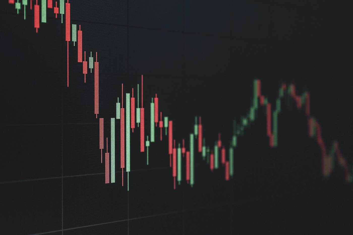 Crypto stock market decline chart