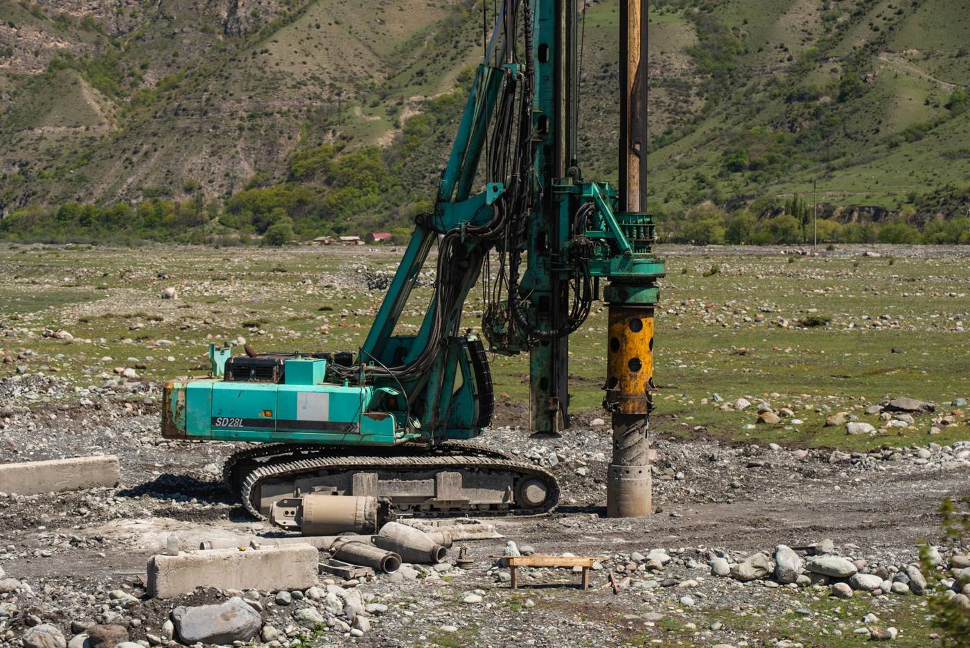 Geothermal drilling site