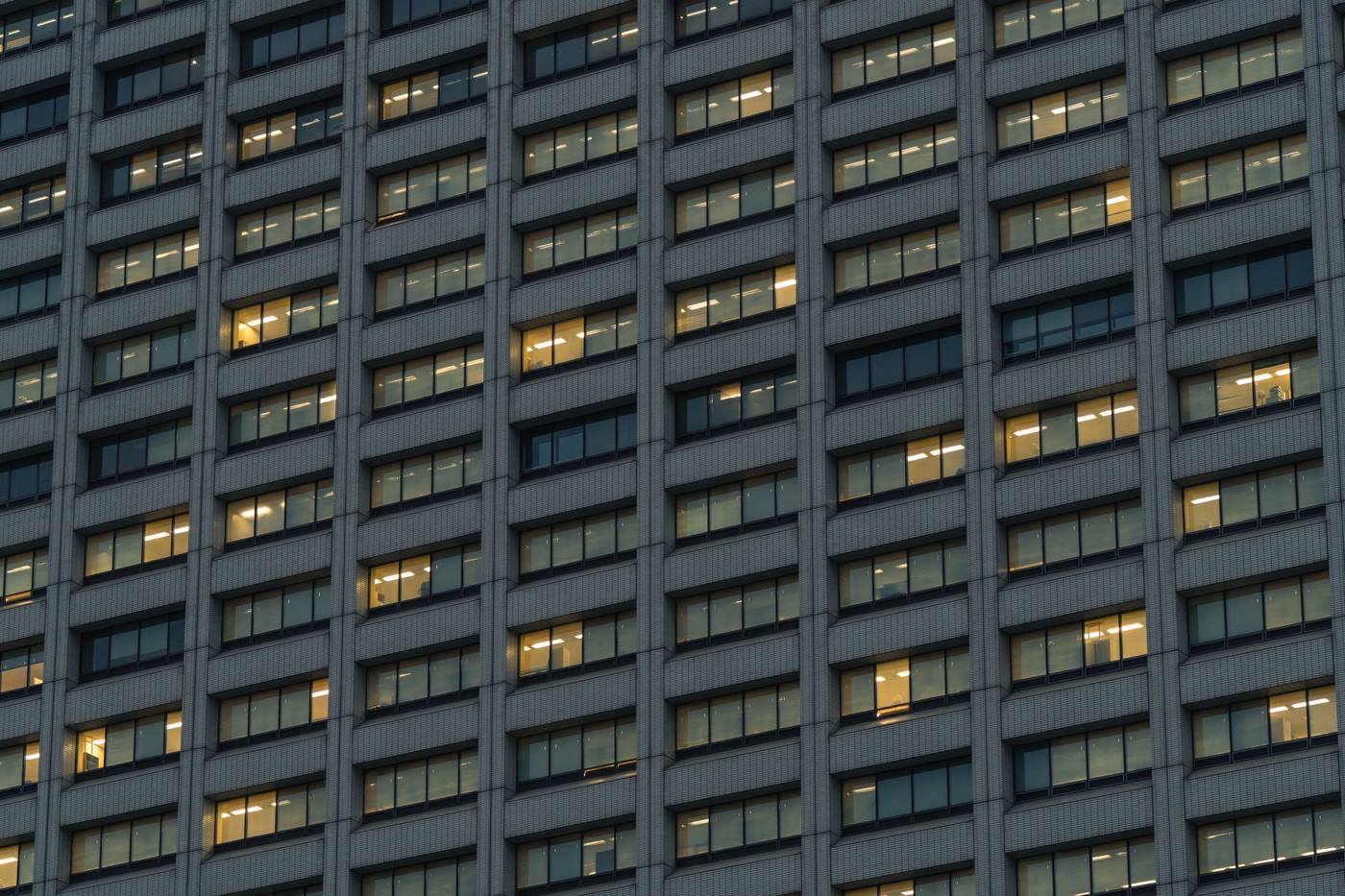 Job seekers office building