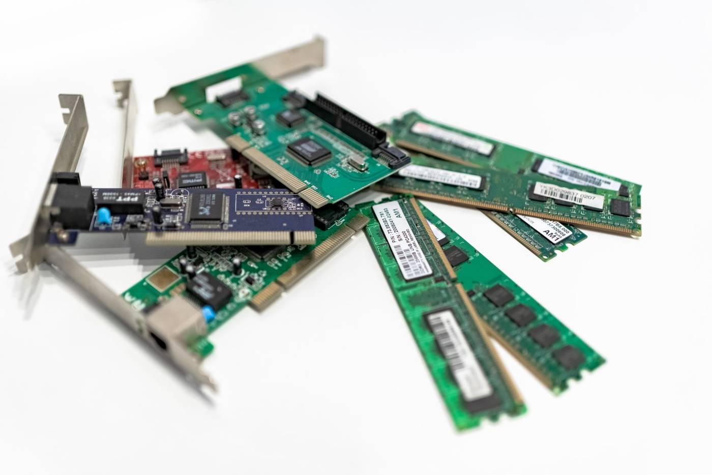 Memory chip wafer production