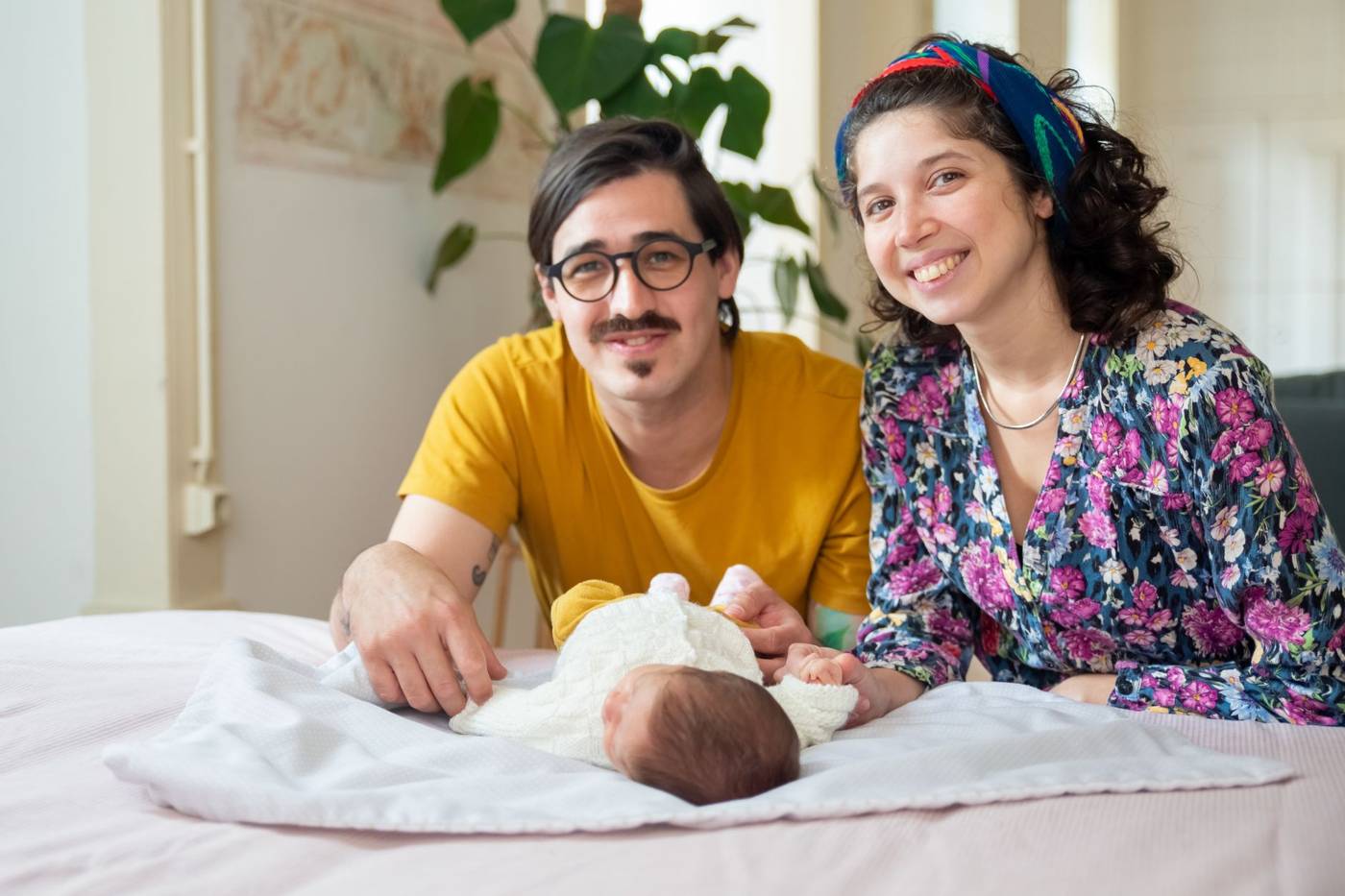 Parents newborn baby paperwork