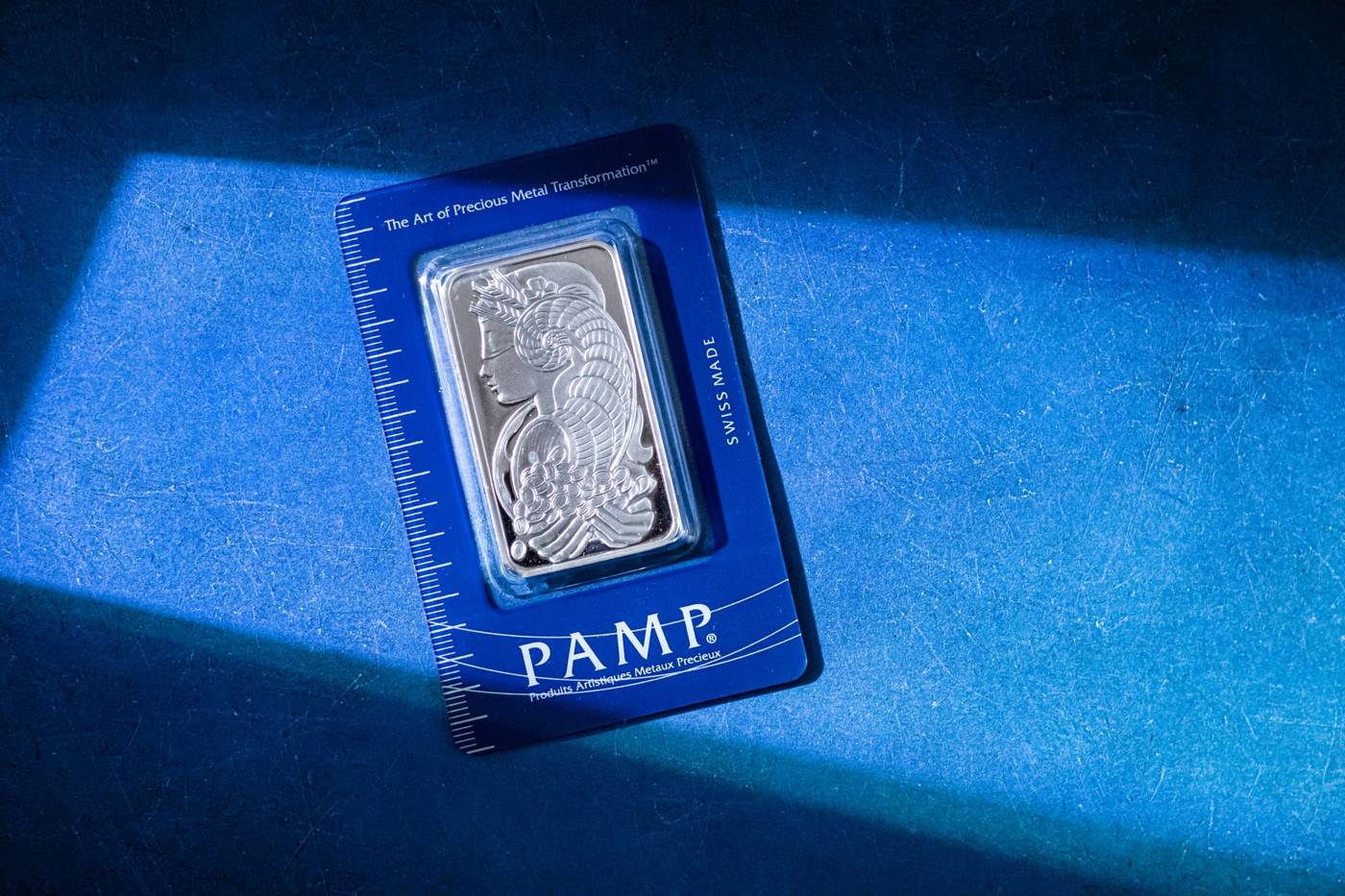 Silver bars commodity market