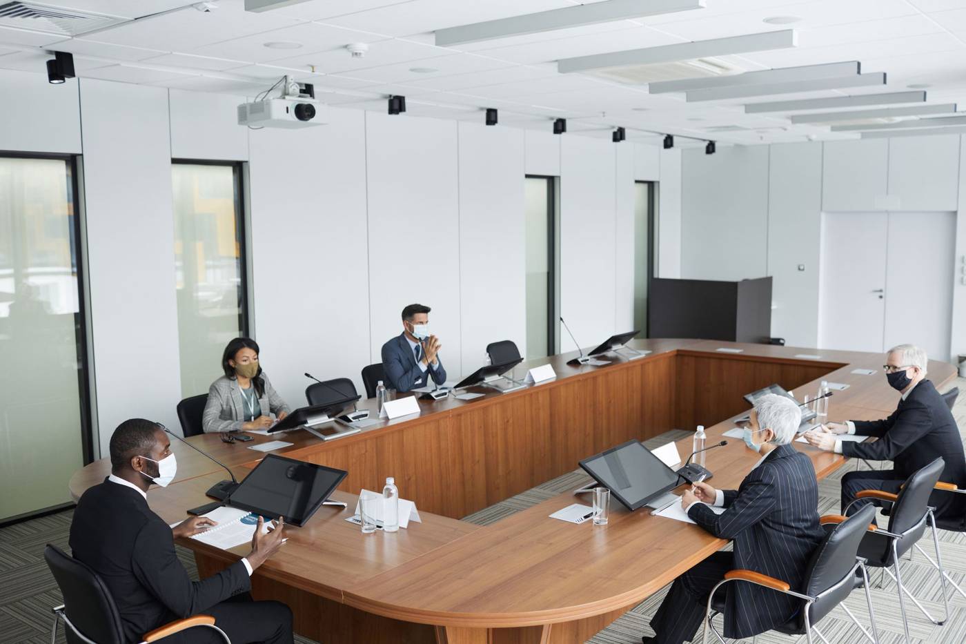 Technology executive meeting